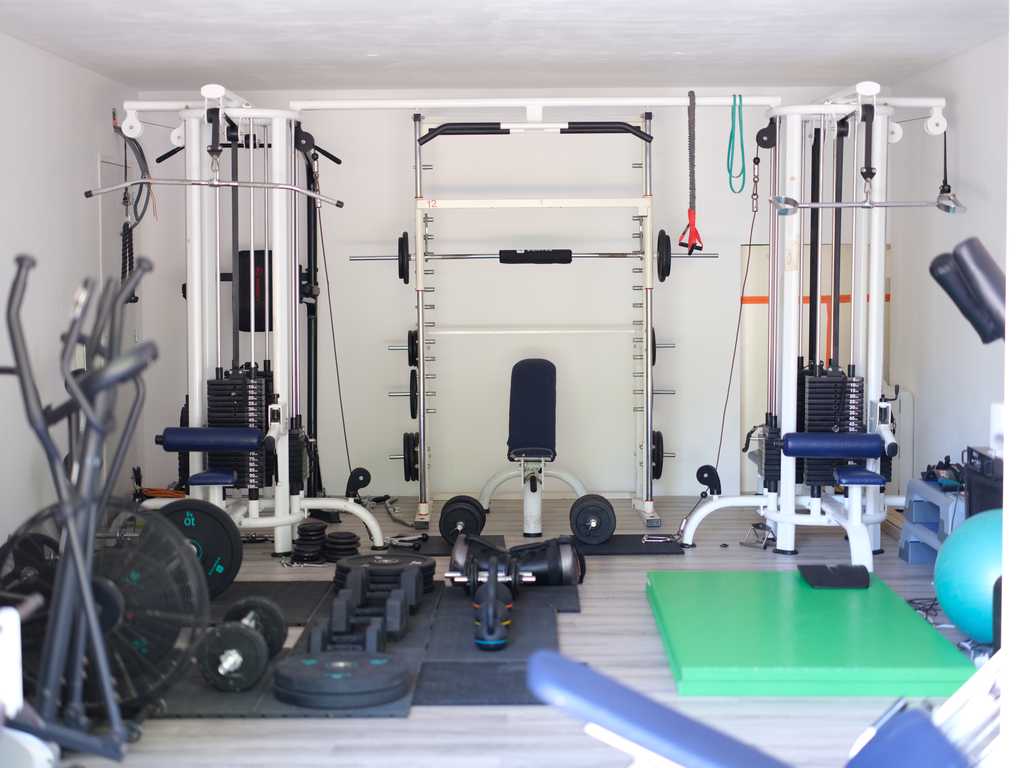 gite avec salle de fitness